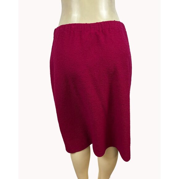 St. John Women's Red Pencil Skirt Size 14 - New - Picture 3 of 5
